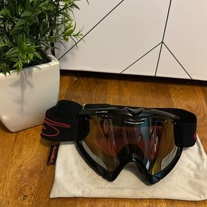 Bolle Black Ski Snowboard Boarding Winter Snow Goggles